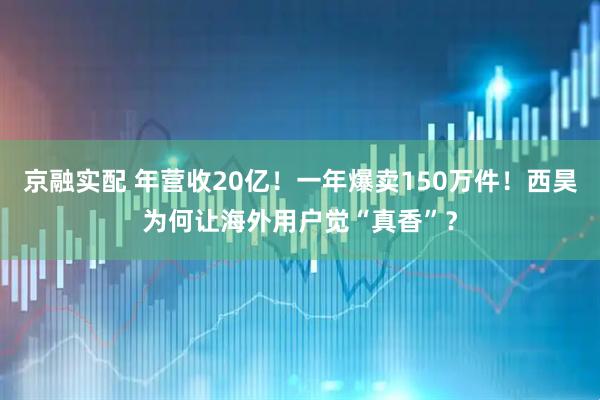 京融实配 年营收20亿！一年爆卖150万件！西昊为何让海外用户觉“真香”？